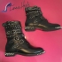 Saint Laurent Signature Rangers Studded Punk Sole Boots,